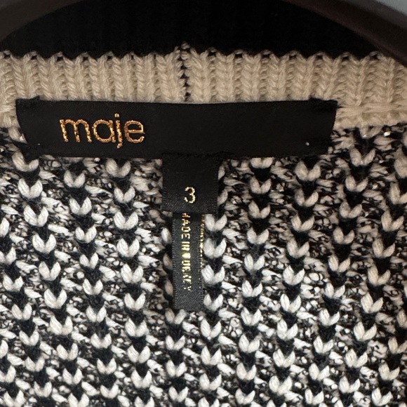 Maje Open Front Cardigan - Picture 2 of 5